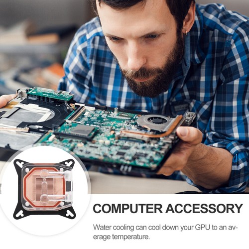 Grafikkarte Wasserkühlkopf Wasserkühler Für Gpu GPU-Wasserblock Auf Kupferbasis - Bild 10 von 12