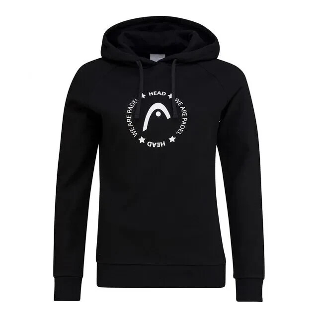HEAD Mujer Padel Hoody (Negro) Reino Unido Pequeño