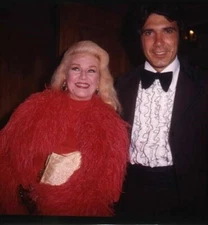 Ginger Rogers rare candid in red outfit Original 2.25 x 2.25 Transparency