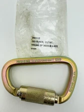 DBI SALA  Saflok Carabiner 11/16" Throat 3600 Lb Gate Self Locking 2000112