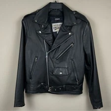 Ladies Leather Moto Jacket Open Road Sz 38 Motorcycle Zip Out Liner Insulated