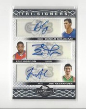2008-09 Co-Signers Danilo Gallinari/Eric Gordon/Joe Alexander AUTOGRAPH /36 