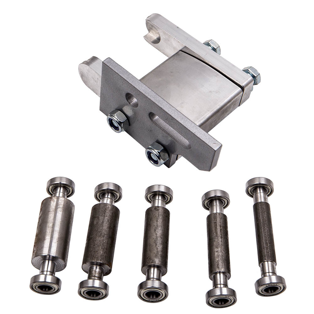 Steel Small Wheel Holder kit For 2x72"" Belt Grinders + A Set Of 5 Small Wheels