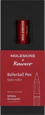 Moleskine x Kaweco KAWROLLERPENRED Rollerball Pen NEW 0.7mm Point Black Ink