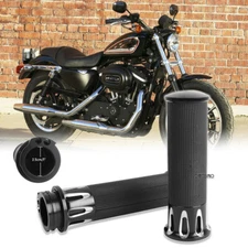For Harley Sportster XL1200 XL883 DYNA Pair 1" Motorcycle Handle Bar Hand Grips 