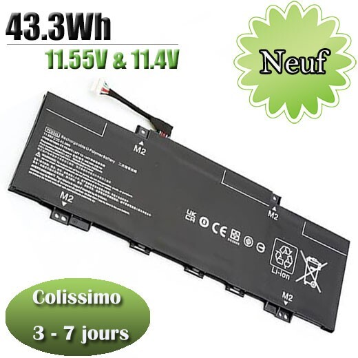 Batterie PC03XL pour HP Pavilion Aero 13 : résout les coupures de batterie