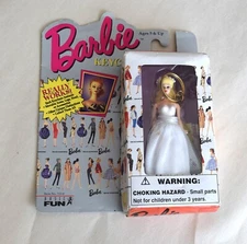 Vintage 1997 Barbie Key Chain - Wedding Day Barbie - Basic Fun 712-0 - NIB