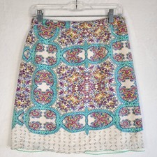 Anthropologie Maeve Multi-Color A-Line Skirt, Size 6P