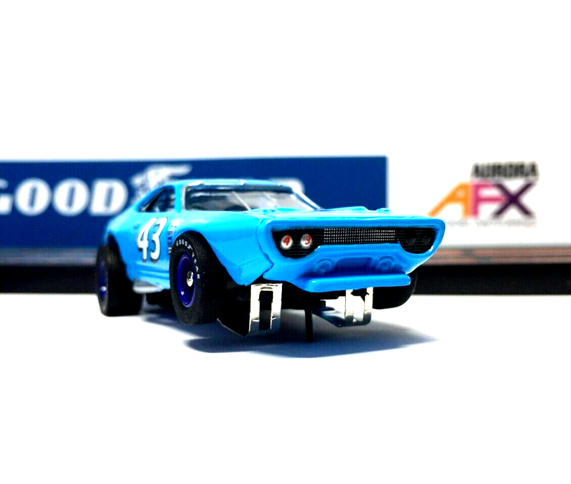 Ho Slot Cars, Plymouth Stock Car, AFX / Xtraction Auto World, 426 Race