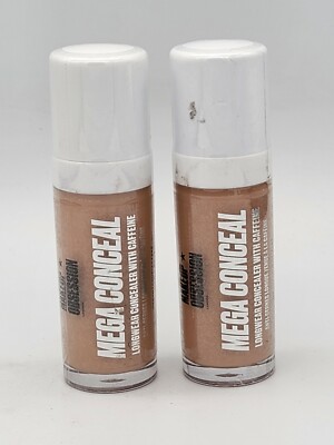 Makeup Obsession Mega Longwear Concealer with Caffeine -Concealer #12 (LOT OF 2)