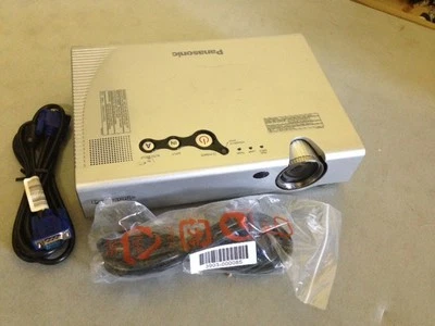 PANASONIC PT-LC76U LCD PORTABLE PROJECTOR, 1480 HOURS ON FACTORY LAMP!!! - Image 1 of 2
