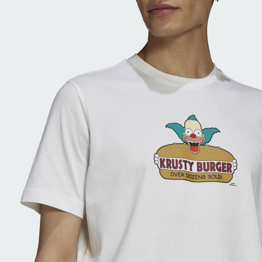 Adidas Originals The Simpson’s Krusty Burger T-Shirt Men's Large XL 2XL BNWT image 3