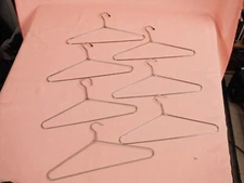 7 Vintage Coat Clothes Heavy Duty Hangers
