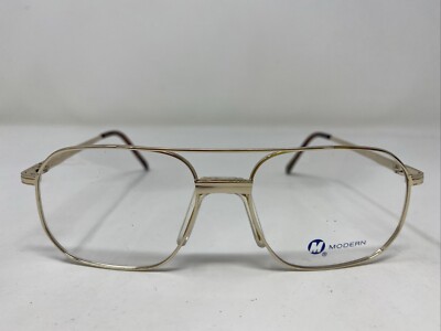 Modern Optical Kevin GOLD 56-18-140 Metal Full Rim Eyeglasses Frame  K99