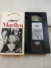 Marilyn Some Like It Hot 1959 (VHS 1987) Marilyn Monroe Tony Curtis 