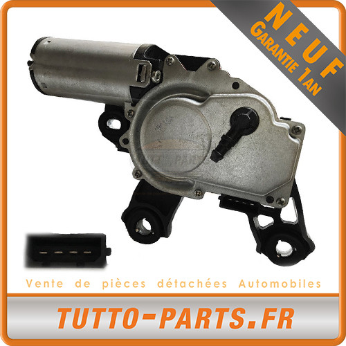 Moteur essuie-glace arrière pour Volkswagen Polo 9N de 2001 à 2009