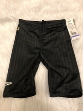 Speedo Solid Jammer - Youth Black Size 26 YTH New Wesleyan