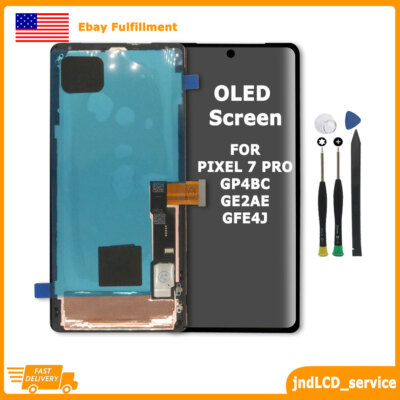 For Google Pixel 7 Pro GE2AE GFE4J GP4BC LCD Display Screen Assembly + Bezel