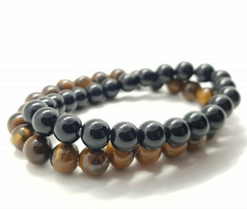 Friendship Bracelets Beaded Hematite Power Self Healing Bracelet Gemstone Reiki - Picture 9 of 60