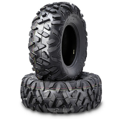 (2) 27x9R14 ATV Radial Front Tire Set for 14-17 Can-Am Commander 1000XT/DPS/LTD