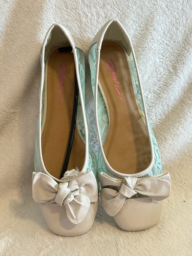 NEU Dolcis Damen UK 7EURO 40 neuwertig Slipper Spitze Schleife Ballerinas Schuhe im Karton - Bild 7 von 13