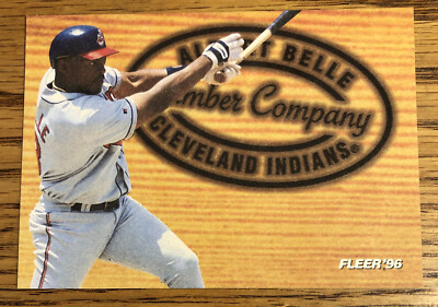 Albert Belle 1996 Fleer Lumber Company Indians #1 of 12   *2831*