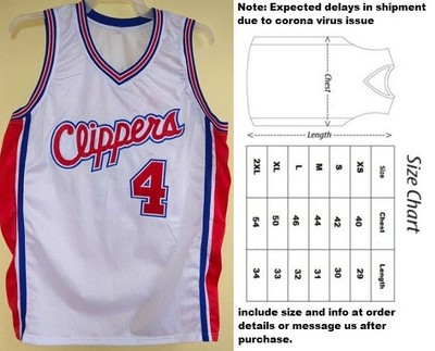 clippers home jersey