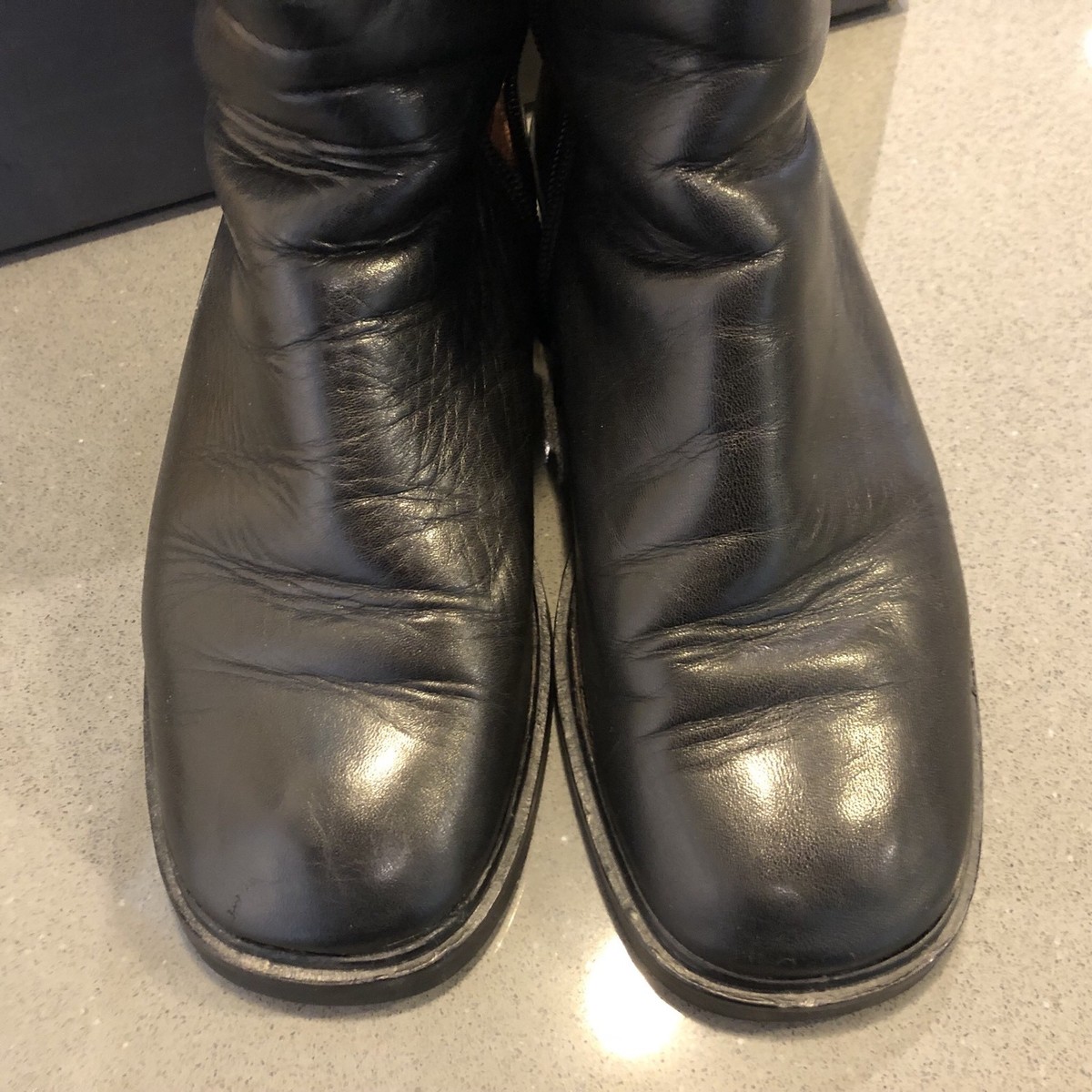 Rare Vintage Tom Ford Gucci Black Leather Men's Ankle Boots (EU