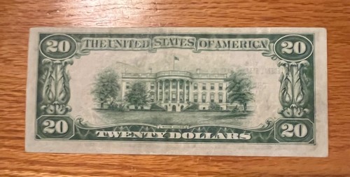 1929 $20, Chicago Illinois Federal Reserve Bank, XF, scarce - Picture 4 of 4
