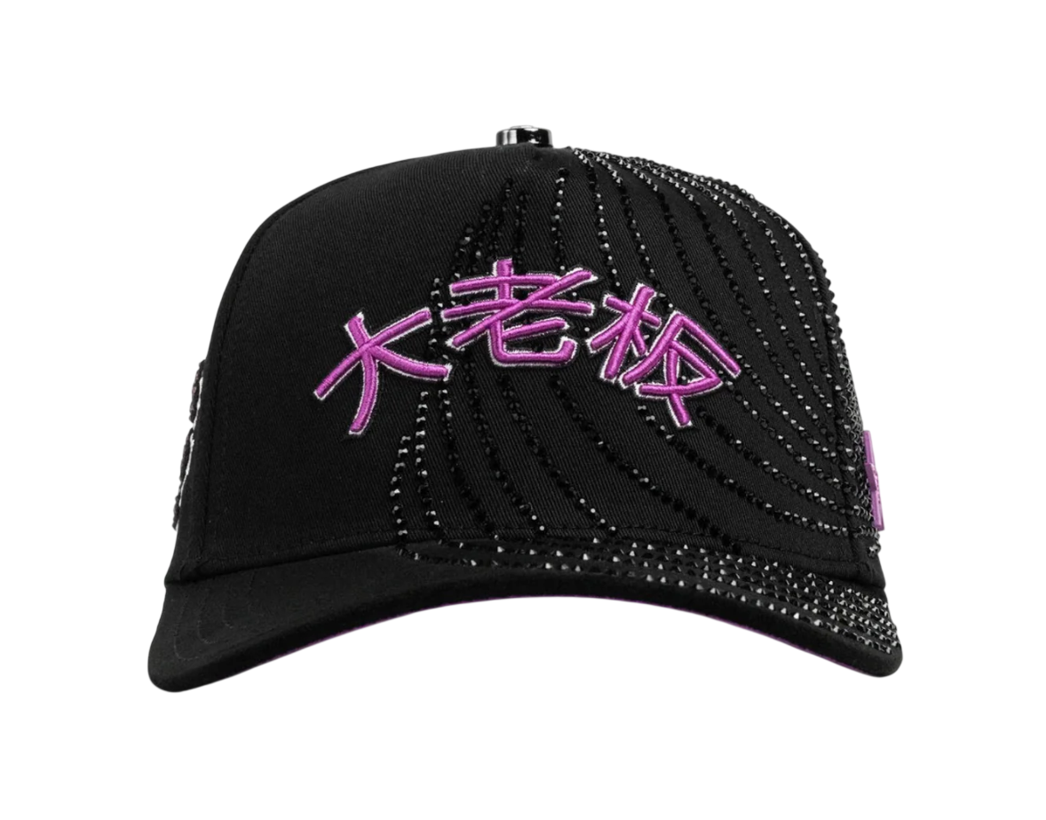 BIGG BOSS MENS TAKASHI PURPLE SNAPBACK BLACK PURPLE HAT BBJAPON