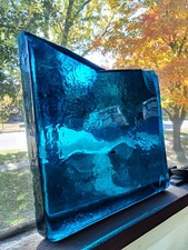 Blenko Dalle de Verre Hand Blown Glass - 1 Big Piece Made in the USA 