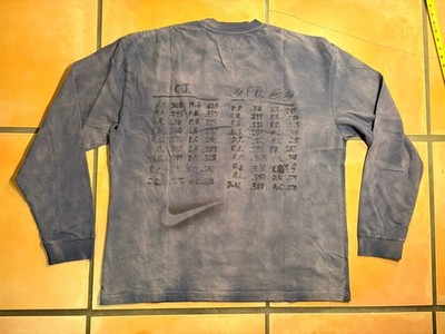 Travis Scott Cactus Jack Blue Fragment Nike Houston To Ise Mie LARGE Long sleeve