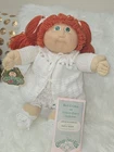 Vtg 1985 Cabbage Patch Kid,  Paula Daisy, Red Hair, New, Display-only Condition.