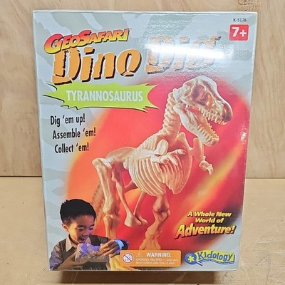 NEW GEOSAFARI Dino Dig Tyrannosauraus Excavate Assemble Dinosaur T-Rex Dinosaur