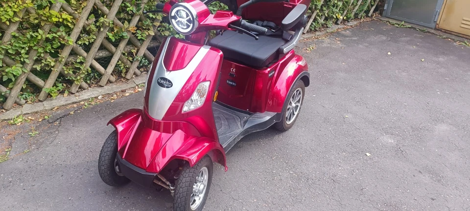 Rolektro E-Quad 25 1000W 4-Rad Elektromobil V.2- Rot Garagenfahrzeug