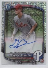 2025 Bowman Chrome Mega Box Prospect Mojo Griffin Burkholder #BMA-GB Auto 0l7t