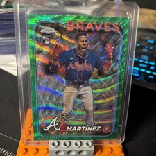 2024 Topps Chrome J.P. Martinez Green Wave /99 Atlanta Braves Rookie RC