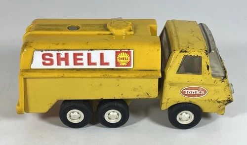 Vintage Tiny Tonka 947 Shell Tanker Truck