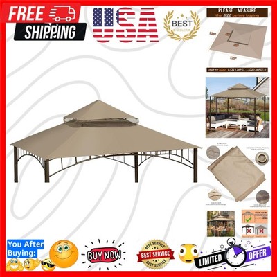 Replacement Canopy roof for Target Madaga Gazebo Model L-GZ136PST Beige1