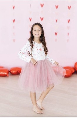 Mila & Rose Toddler BETTER TOGETHER TUTU DRESS Sz: 3T dusty pink  NWT