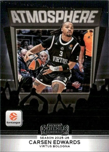 2025 Panini Contenders EuroLeague Basketball Carsen Edwards #15