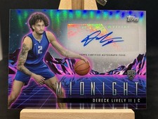 DERECK LIVELY II 2023-24 Topps Midnight ROOKIE Horizon Signature AUTO #RHS-DLII