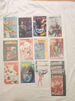 Indie Comic Lot 15 Pitt #1 Elektra Assassin #1 Ghost Rider #1 Crossed Hamsters