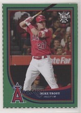 2018 Topps Big League Green Box Cards Mike Trout #B1 fm5