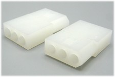 Molex 03061032 .062" Pin  Socket Receptacle Housing, 3 circuit, Natural, 150pcs
