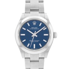 Rolex Oyster Perpetual 31 277200 Blue Dial Steel Automatic Mens Watch Card