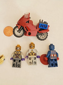 LEGO Marvel Super Heroes Captain America's Avenging Cycle 6865 w Captain America