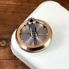 Titanium Brass Spinning Top Desktop Spinner Gyro Fidget Toy Stress Relief EDC