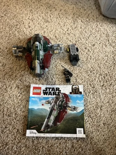 Lego Star Wars Set #75312 Boba Fett's Starship 99.9% Complete