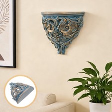 Three-dimensional Wall Storage Rack Rustic Entryway Floating Shelf Resin